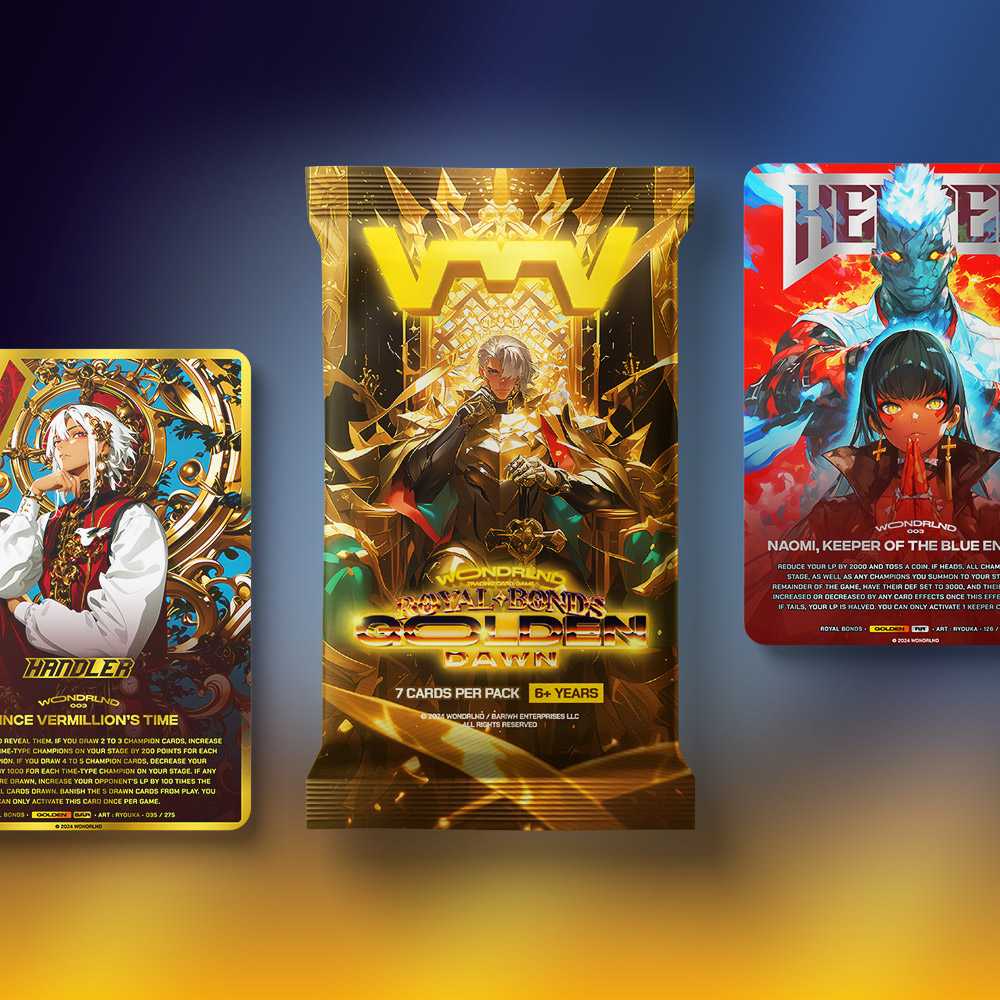 WONDRLND TCG: Royal Bonds: Golden Dawn / Obsidian Force Booster Pack